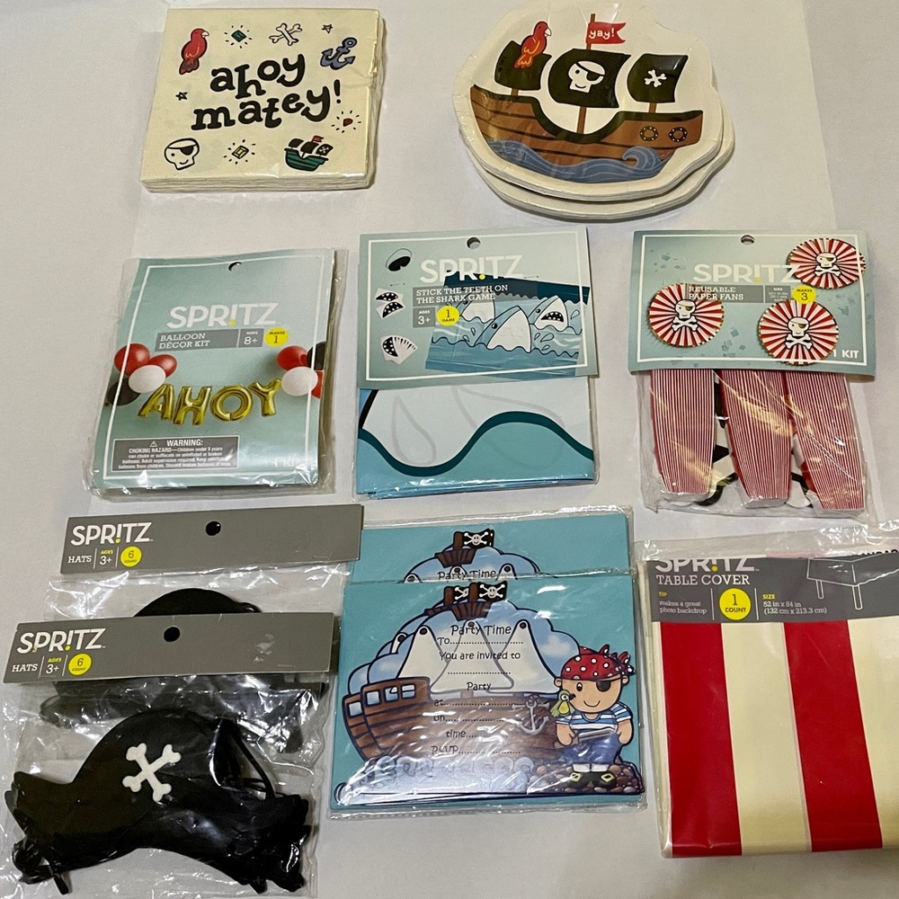 Pirate Theme Birthday Party Set